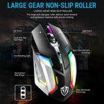 Set tastiera gaming cablata e mouse 6D 4800DPI RGB