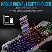 Set tastiera gaming cablata e mouse 6D 4800DPI RGB