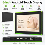 Schermo touch screen HD 8 pollici Android 14 con LED e RK3576S