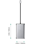 12 in 1 HDMI x2 + USB3.0 + USB2.0 + ricarica PD + VGA + RJ45 + jack da 3,5 mm + TF/SD x2 docking station HUB tipo C / USB-C