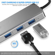 12 in 1 HDMI x2 + USB3.0 + USB2.0 + ricarica PD + VGA + RJ45 + jack da 3,5 mm + TF/SD x2 docking station HUB tipo C / USB-C