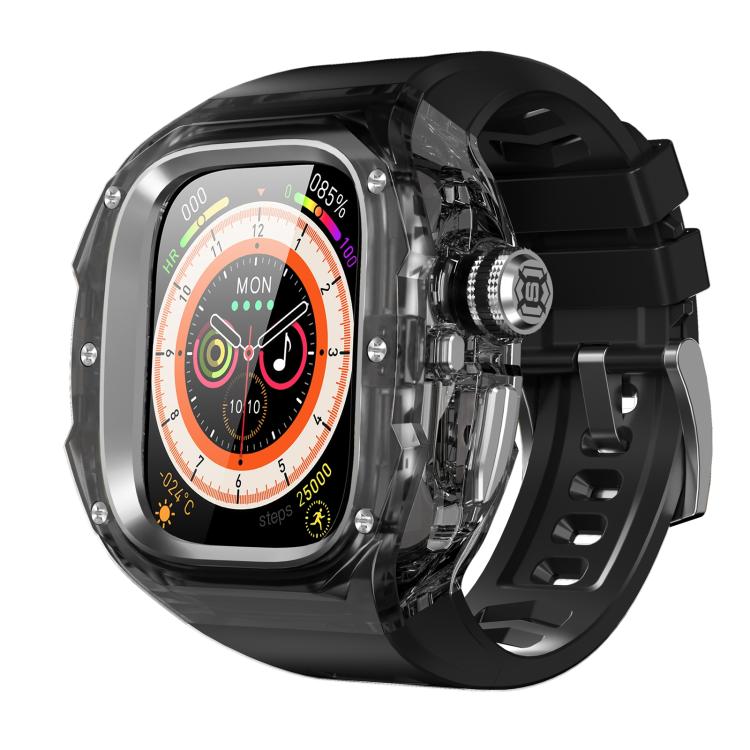 Orologio Red Pepper CD con cassa in metallo e cristalli, cinturino in acciaio integrato., For Apple Watch Ultra 3 / 2 / 1 49mm