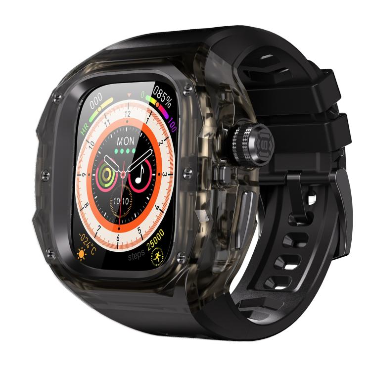 Orologio Red Pepper CD con cassa in metallo e cristalli, cinturino in acciaio integrato., For Apple Watch Ultra 3 / 2 / 1 49mm