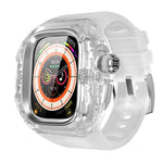 Orologio Red Pepper CD con cassa in metallo e cristalli, cinturino in acciaio integrato., For Apple Watch Ultra 3 / 2 / 1 49mm