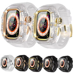 Orologio Red Pepper CD con cassa in metallo e cristalli, cinturino in acciaio integrato., For Apple Watch Ultra 3 / 2 / 1 49mm