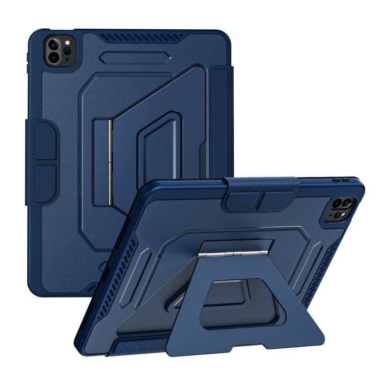 Custodia per tablet pieghevole a tre ante in ecopelle con scomparto per penna., For iPad Air 11 2026 / 2025 / 2024, For iPad 2025 / 2022