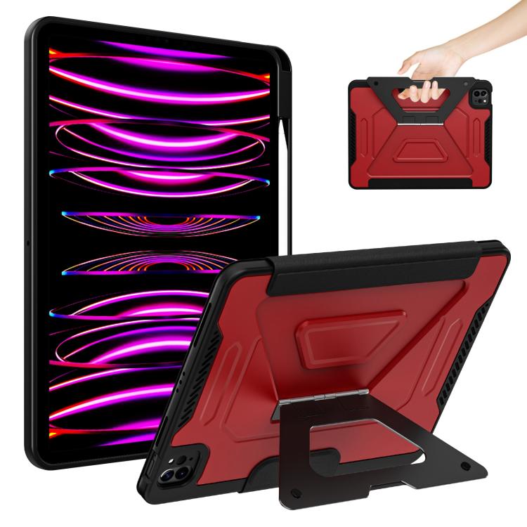 Custodia per tablet pieghevole a tre ante in ecopelle con scomparto per penna., For iPad Air 11 2026 / 2025 / 2024, For iPad 2025 / 2022