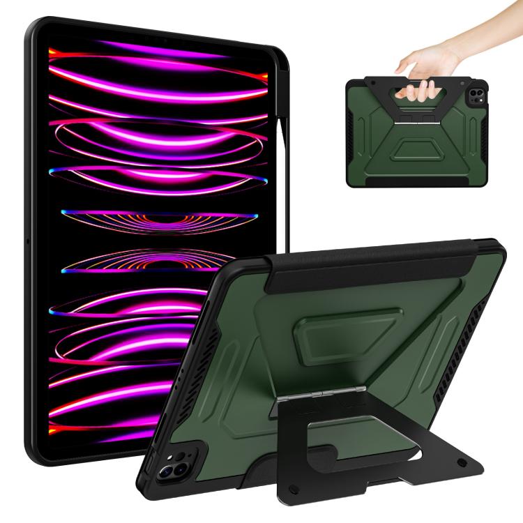 Custodia per tablet pieghevole a tre ante in ecopelle con scomparto per penna., For iPad Air 11 2026 / 2025 / 2024, For iPad 2025 / 2022