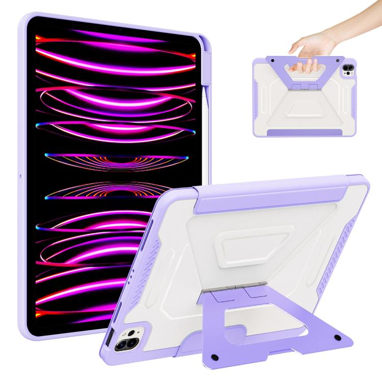 Custodia per tablet pieghevole a tre ante in ecopelle con scomparto per penna., For iPad Air 11 2026 / 2025 / 2024, For iPad 2025 / 2022