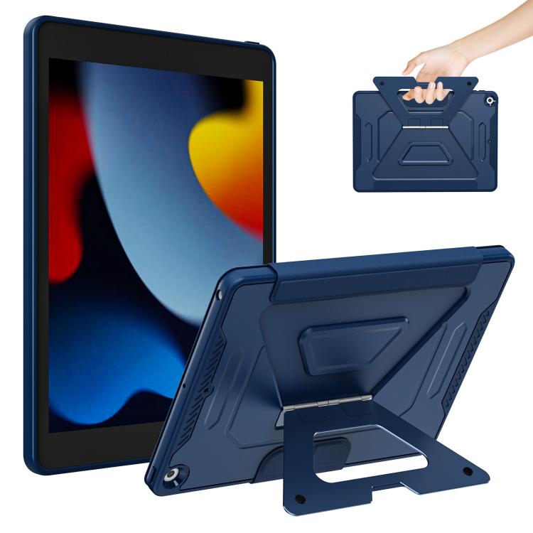 Custodia per tablet pieghevole a tre ante in ecopelle vegana con supporto girevole., For iPad 10.2 2021 / 2020 / 2019