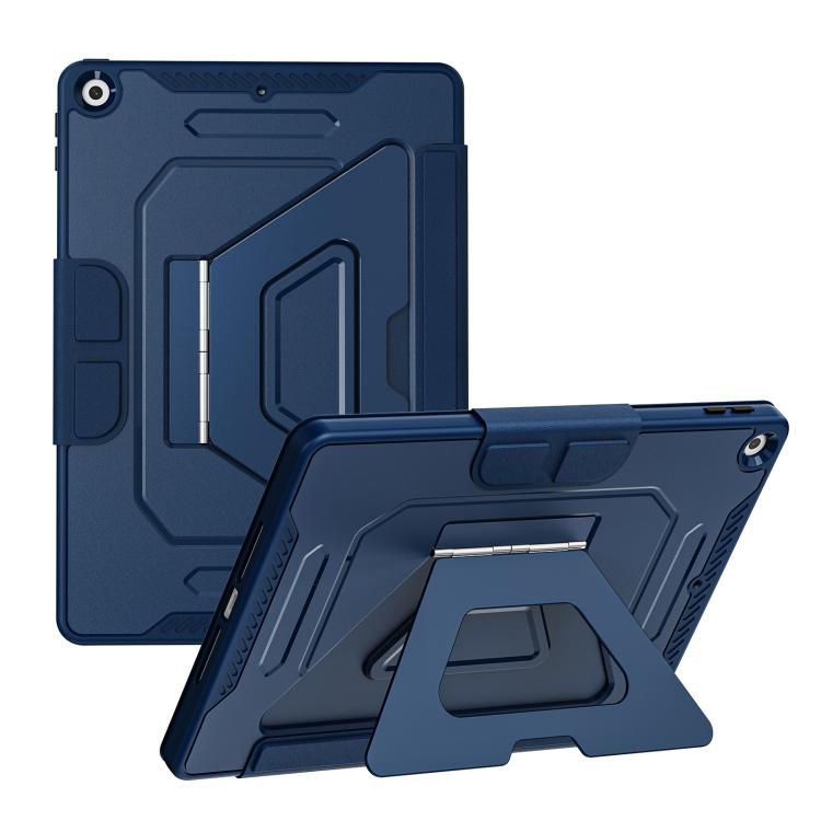 Custodia per tablet pieghevole a tre ante in ecopelle vegana con supporto girevole., For iPad 10.2 2021 / 2020 / 2019
