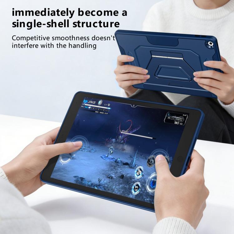 Custodia per tablet pieghevole a tre ante in ecopelle vegana con supporto girevole., For iPad 10.2 2021 / 2020 / 2019