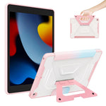 Custodia per tablet pieghevole a tre ante in ecopelle vegana con supporto girevole., For iPad 10.2 2021 / 2020 / 2019