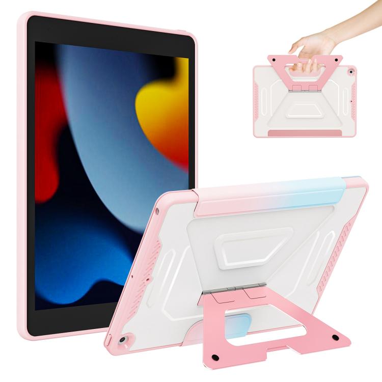 Custodia per tablet pieghevole a tre ante in ecopelle vegana con supporto girevole., For iPad 10.2 2021 / 2020 / 2019