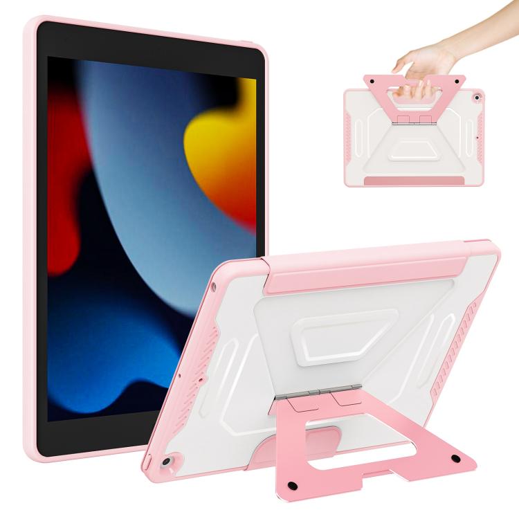 Custodia per tablet pieghevole a tre ante in ecopelle vegana con supporto girevole., For iPad 10.2 2021 / 2020 / 2019