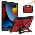 Custodia per tablet pieghevole a tre ante in ecopelle vegana con supporto girevole., For iPad 10.2 2021 / 2020 / 2019