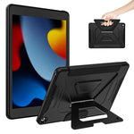 Custodia per tablet pieghevole a tre ante in ecopelle vegana con supporto girevole., For iPad 10.2 2021 / 2020 / 2019