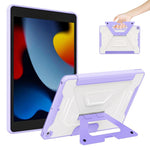Custodia per tablet pieghevole a tre ante in ecopelle vegana con supporto girevole., For iPad 10.2 2021 / 2020 / 2019