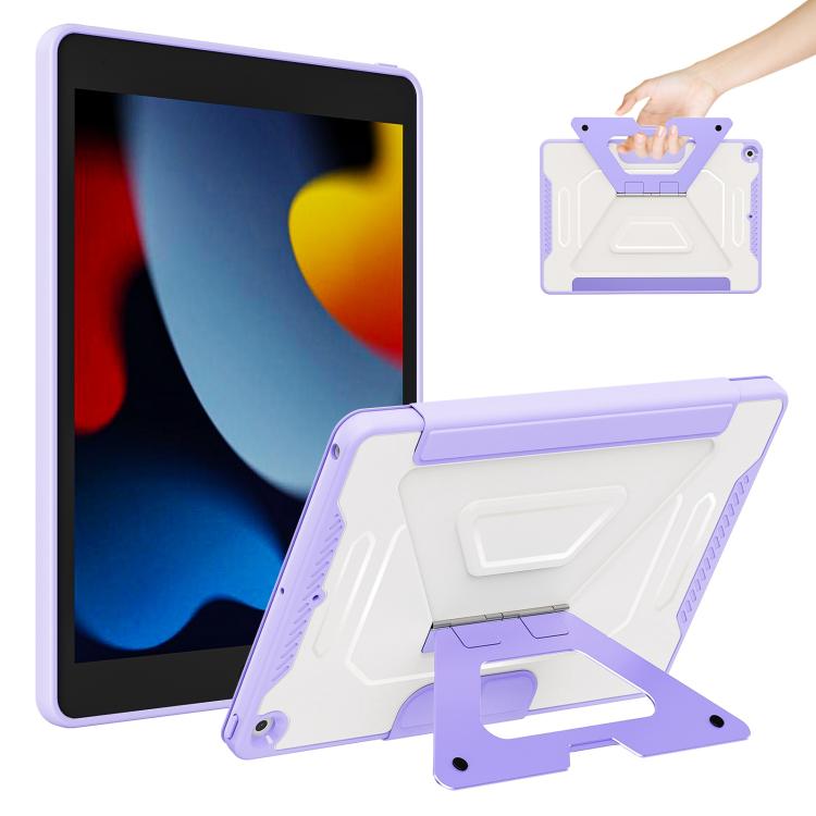 Custodia per tablet pieghevole a tre ante in ecopelle vegana con supporto girevole., For iPad 10.2 2021 / 2020 / 2019