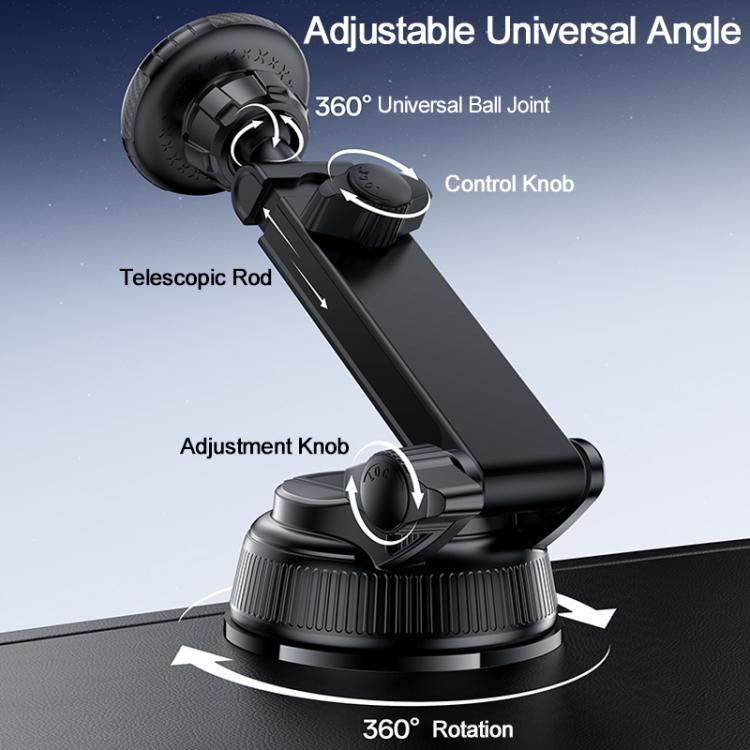 Supporto magnetico auto Yesido C276 con ventosa