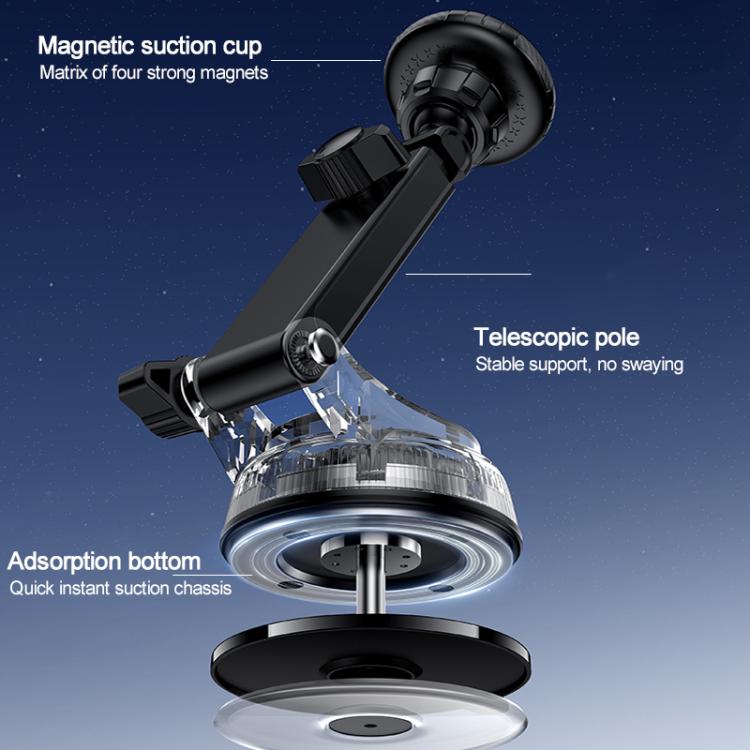 Supporto magnetico auto Yesido C276 con ventosa