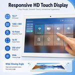 WD1028T Display per segnaletica digitale con doppio touchscreen HD da 10,1 pollici, 2 GB + 16 GB, Android 11, processore RK3568 Quad Core, EU Plug, US Plug, UK Plug
