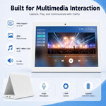 WD1028T Display per segnaletica digitale con doppio touchscreen HD da 10,1 pollici, 2 GB + 16 GB, Android 11, processore RK3568 Quad Core, EU Plug, US Plug, UK Plug