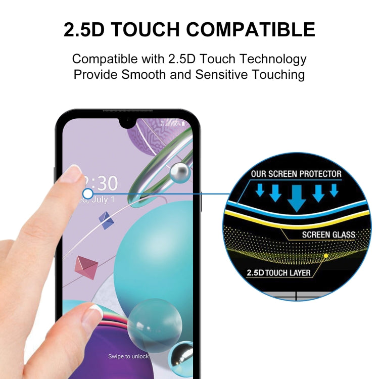 Pellicola in vetro temperato a schermo intero con colla intera da 25 pezzi, For LG Aristo 5 (25 PCS), For LG Aristo 5 Pro (25 PCS), For vivo iQOO U1x (25 PCS), For LG Fortune 3 (25 PCS), For LG G9 (25 PCS), For LG Harmony 4 (25 PCS)                    ...