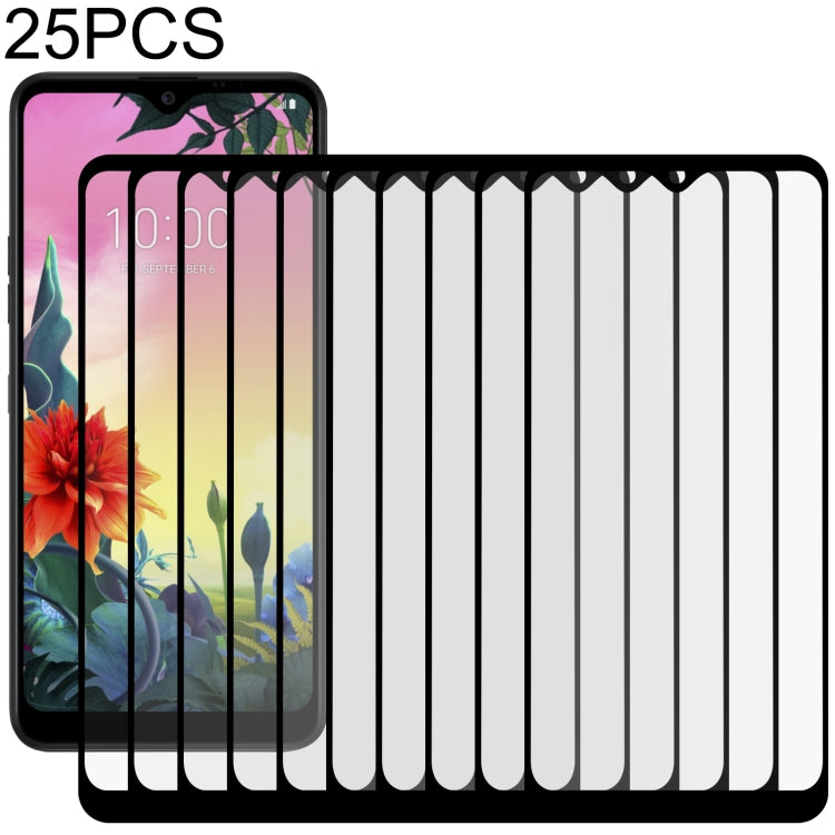 Pellicola in vetro temperato a schermo intero con colla intera da 25 pezzi, For LG Aristo 5 (25 PCS), For LG Aristo 5 Pro (25 PCS), For vivo iQOO U1x (25 PCS), For LG Fortune 3 (25 PCS), For LG G9 (25 PCS), For LG Harmony 4 (25 PCS)                    ...