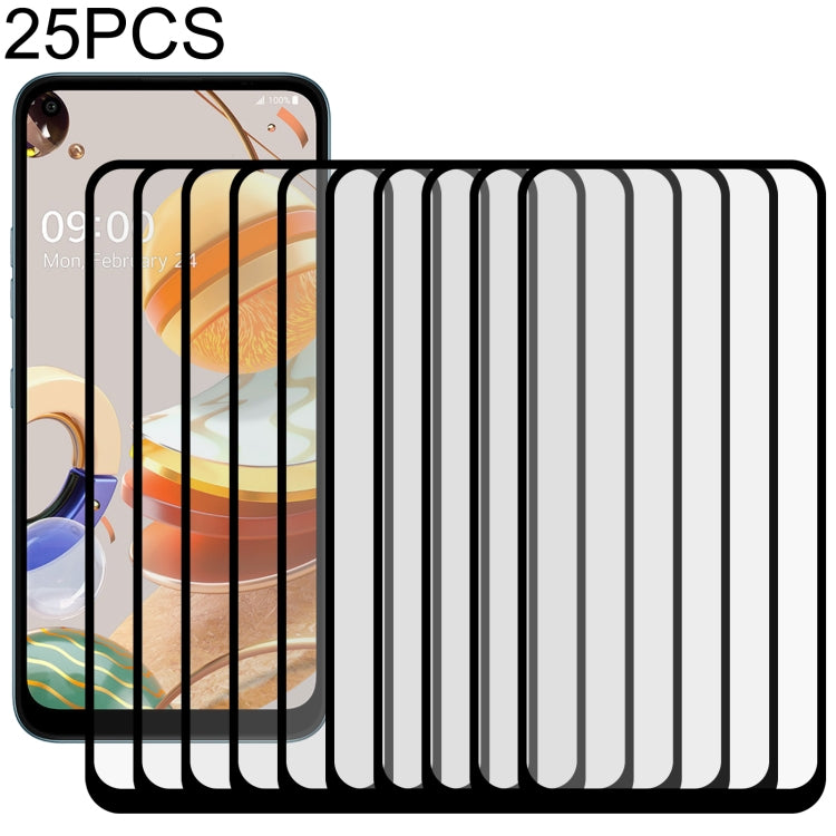 Pellicola in vetro temperato a schermo intero con colla intera da 25 pezzi, For LG Aristo 5 (25 PCS), For LG Aristo 5 Pro (25 PCS), For vivo iQOO U1x (25 PCS), For LG Fortune 3 (25 PCS), For LG G9 (25 PCS), For LG Harmony 4 (25 PCS)                    ...