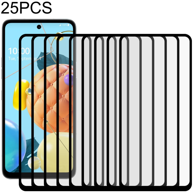 Pellicola in vetro temperato a schermo intero con colla intera da 25 pezzi, For LG Aristo 5 (25 PCS), For LG Aristo 5 Pro (25 PCS), For vivo iQOO U1x (25 PCS), For LG Fortune 3 (25 PCS), For LG G9 (25 PCS), For LG Harmony 4 (25 PCS)                    ...