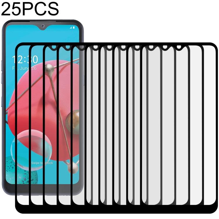 Pellicola in vetro temperato a schermo intero con colla intera da 25 pezzi, For LG Aristo 5 (25 PCS), For LG Aristo 5 Pro (25 PCS), For vivo iQOO U1x (25 PCS), For LG Fortune 3 (25 PCS), For LG G9 (25 PCS), For LG Harmony 4 (25 PCS)                    ...