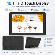 WF1036T Schermo touch screen HD da 10,1 pollici per segnaletica digitale, 2 GB + 16 GB, Android 11, processore RK3566 Quad Core, EU Plug, US Plug, UK Plug