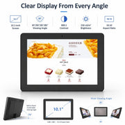 WF1036T Schermo touch screen HD da 10,1 pollici per segnaletica digitale, 2 GB + 16 GB, Android 11, processore RK3566 Quad Core, EU Plug, US Plug, UK Plug
