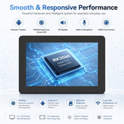 WF1036T Schermo touch screen HD da 10,1 pollici per segnaletica digitale, 2 GB + 16 GB, Android 11, processore RK3566 Quad Core, EU Plug, US Plug, UK Plug