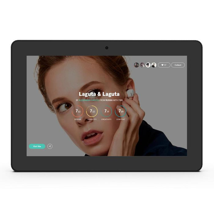 WF1036T Schermo touch screen HD da 10,1 pollici per segnaletica digitale, 2 GB + 16 GB, Android 11, processore RK3566 Quad Core, EU Plug, US Plug, UK Plug