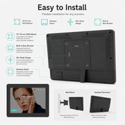 WF1036T Schermo touch screen HD da 10,1 pollici per segnaletica digitale, 2 GB + 16 GB, Android 11, processore RK3566 Quad Core, EU Plug, US Plug, UK Plug