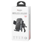 Supporto auto wireless Yesido C318 con clip bocchetta aria