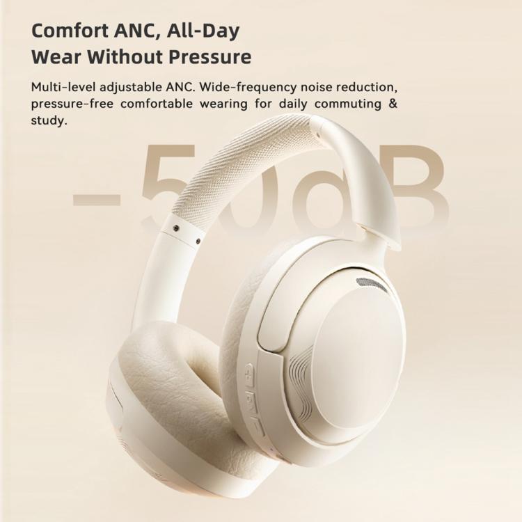 Cuffie wireless Bluetooth V10 con riduzione attiva del rumore, circumaurali.