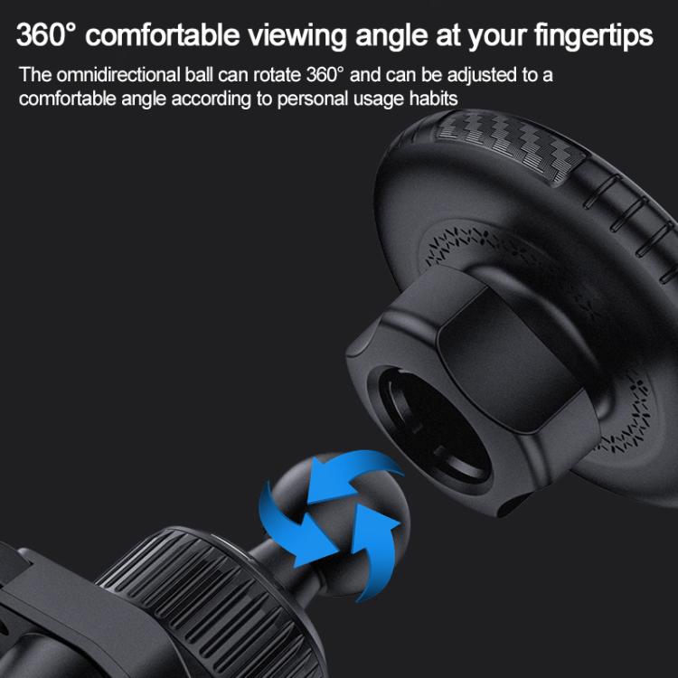 Supporto magnetico wireless auto Yesido C319 15W