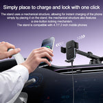 Supporto auto wireless Yesido C320 15W con ventosa