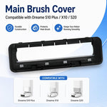 Accessori di ricambio per robot aspirapolvere Dreame S20 / X10 / S10 / S10 Pro / S10 Plus, Black Main Rubber Brush Cover, White Main Brush Cover, White Main Rubber Brush Cover, Striped Mop Pad, Blue Striped Mop Pad, Rubber Roller Brush, Side Brush     ...