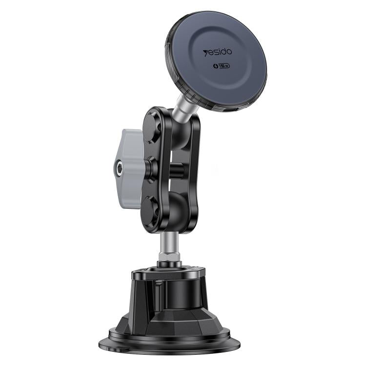 Supporto magnetico auto Yesido C322 con ricarica wireless 15W