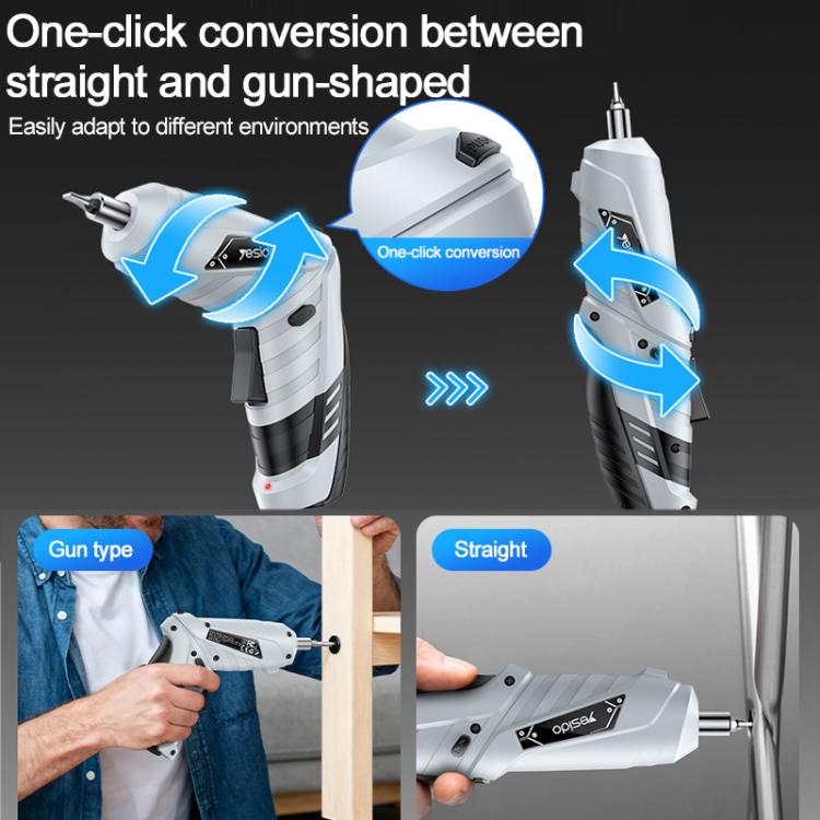 Set di avvitatore elettrico multifunzione Yesido EC34 per uso domestico., EC34