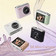 Mini fotocamera S6 con sensore CCD HD 1,4 pollici