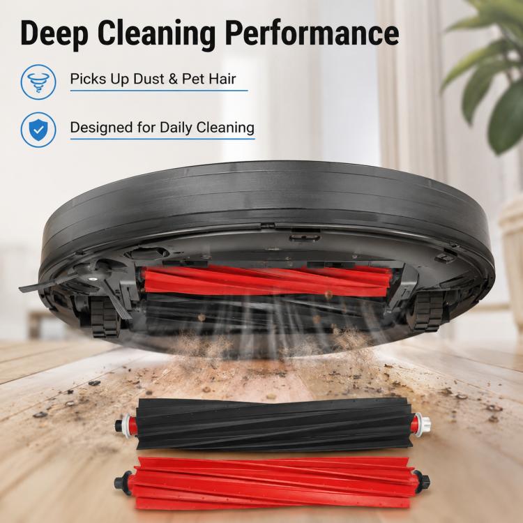 Accessori di ricambio per il robot aspirapolvere autopulente Roborock G20S, Dual Main Roller Brush, Dual Filter, Two Black Side Brush, Two White Side Brush, Side Mop Pad, Dust Bag, Main Brush Cover