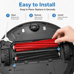 Accessori di ricambio per il robot aspirapolvere autopulente Roborock G20S, Dual Main Roller Brush, Dual Filter, Two Black Side Brush, Two White Side Brush, Side Mop Pad, Dust Bag, Main Brush Cover