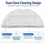 Accessori di ricambio per robot aspirapolvere Roborock T7S / G10S / S7 / S7 Max, Gray Mop Pad, Blue Mop Pad, Disposable Mop Pad, Black Five Arm Side Brush, Two White Side Brush, Two Black Side Brush, Dust Bag US Version, Dust Bag China Version         ...