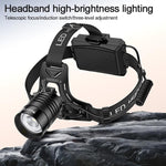 Lampada frontale a LED Yesido TC13 500LM con sensore a onde, 3 modalità e zoom., TC13