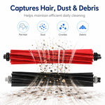 Accessori di ricambio per robot aspirapolvere Roborock Q5 Pro / Q5 Pro+ / Q8 Max / Q8 Max+, Dual Main Roller Brush, Dual Filter, Mop Pad, White Five Arm Side Brush, Black Five Arm Side Brush, Dust Bag, Activated Carbon Dust Bag
